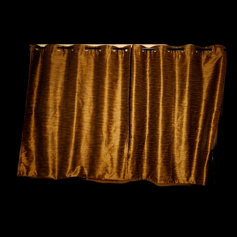 Bedroom 2 panel curtains 8 total panels